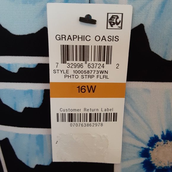 NWT Alfani 16W Short Sleeve Sheath Dress - Picture 2 of 7